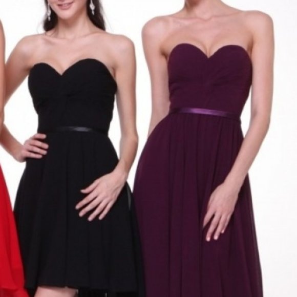 Cinderella Dresses & Skirts - Sweetheart Neck Strapless A-Line Prom Dress CD7455